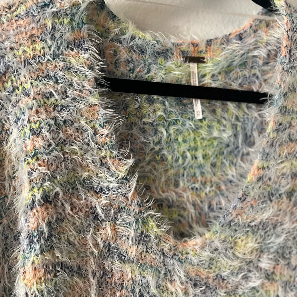 Free People Oversized fuzzy sweater